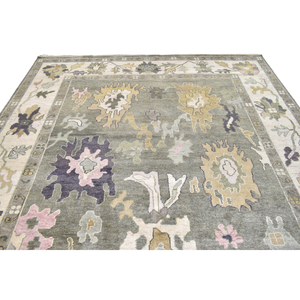 Vente en gros de tapis Oushak turc pliable et antidérapant Tapis d'intérieur en laine Tapis d'exercice de prière de salon pour adolescents - Product Image 5