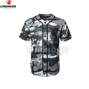 Venta al por mayor uniformes de béisbol por encargo transpirable nuevos estilos con nombre del equipo servicio OEM disponible - Product Image 2