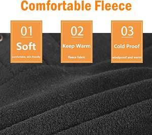 ผ้าคลุมศีรษะสำหรับเล่นสกีแบบกันน้ำ รับทำโลโก้แบรนด์ส่วนตัว ผ้าเนื้อหนา อุ่นสบาย ขายส่ง - Product Image 3