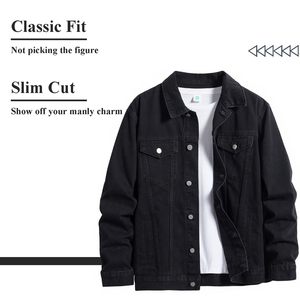 Vestes en jean respirantes et imperméables pour hommes grandes tailles Pakistan 2026 – Prix de gros personnalisé, deux poches, boutonnées, hiver, devant - Product Image 4