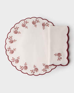 Sets de table en lin classiques de luxe - Finition artisanale de qualité supérieure, texture douce, décoration de table personnalisable - Product Image 3