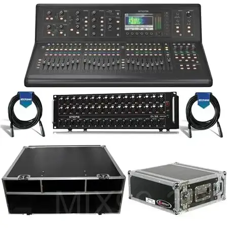 Midas M32R Live Digital Mixer DL32 Stage Box 150 Cat5 Network Cable Spool