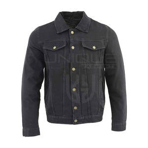 2025 couleur unie tenue décontracté hommes jean veste Streetwear nouvelle mode confortable hommes jean vestes d'hiver - Product Image 3