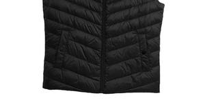 Gilet sans manches matelassé pour homme, fabriqué au Pakistan, en polyester, fermeture éclair, poche avant, respirant, brillant, à col montant - Product Image 5