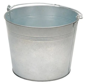 Cubo de metal galvanizado con tapa, manijas de acabado de cobre, Caddy, último diseño, barra galvanizada y herramientas de picnic, precio de fábrica - Product Image 5