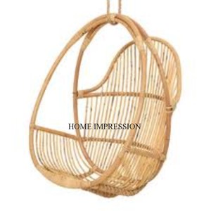 ชิงช้าวัสดุหวายกลางแจ้งที่แสนสบายสำหรับระเบียงที่มีการก่อสร้างที่เชื่อถือได้และการออกแบบโบราณอันหรูหราเพื่อเพิ่มพื้นที่ของคุณ - Product Image 6