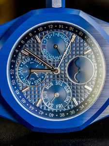 Reloj automático de acero inoxidable azul de lujo para hombre, calendario, cronógrafo de fase lunar, reloj de pulsera de moda de negocios multifunción - Product Image 4