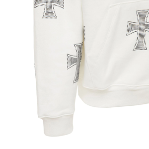 Sudadera con Capucha Térmica Personalizada al por Mayor con Pedrería, Estilo Nuevo, con Cremallera y Capucha Extra Grande, Diseño de Logotipo con Pedrería, Sudadera Básica - Product Image 5
