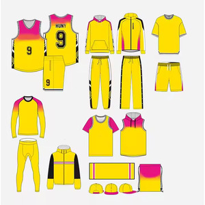 Uniformes de basket-ball à séchage rapide personnalisés en gros d'usine pour 120 enfants Cool Design respirant et imprimé Technics - Product Image 3