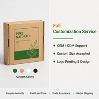 Boîte d'expédition pliable écologique en carton ondulé, emballage personnalisé avec logo pour le commerce électronique