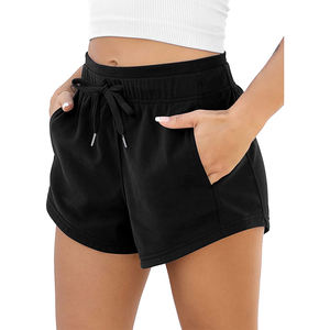 Shorts de sport taille haute pour femmes en gros 2025, respirants, séchage rapide, anti-plis, fitness, gym, course à pied, toile polyester pour femmes - Product Image 6