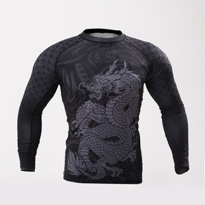 Custom Designed Nylon Rash Guard <b>for</b> <b>Men</b> Short Sleeve Gym Running Compression Shirts Sublimation MMA & <b>Swimming</b>-'Rush Guard' - Product Image 6