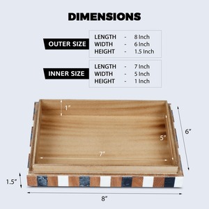 กล่องเก็บเครื่องประดับฝังกระดูกอินเดีย กล่องตกแต่งทำมือสุดหรู - Product Image 3