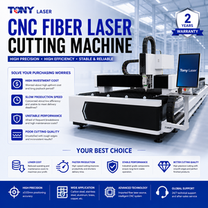 Máquina de Corte Láser de Fibra CNC TONY LASER 6KW 6000W 4015 para Acero Inoxidable con Corte Más Rápido y Bajo Consumo de Gas - Product Image 5