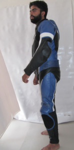 ชุดหนังขี่มอเตอร์ไซค์สำหรับผู้ชายชุดแข่งรถมอเตอร์ไซด์สำหรับผู้ชายชุดแข่งรถมอเตอร์ไซด์แห้งเร็วจากปากีสถาน - Product Image 4