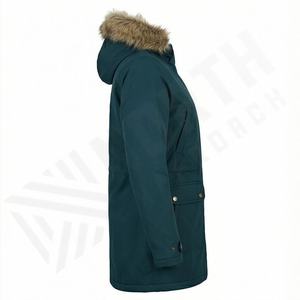 Chaqueta Parka de Invierno para Mujer, Nuevo Estilo, Holgada, con Capucha, Acolchada, Transpirable, con Aislamiento Térmico - Product Image 3