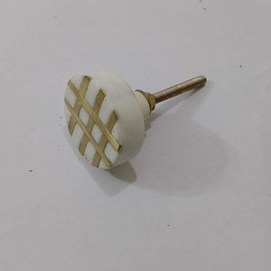 Boutons d'armoire en marbre artisanal du fabricant indien pour hôtels Vente en gros directe à bas prix - Product Image 2