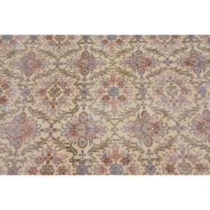 Tapis en laine traditionnel Beige marron 3.8 X 6.6ft Vintage turc Patchwork Design salon Rectangle couloir Latex nouveaux tapis de chevet - Product Image 5