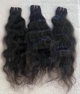 Haute qualité Double trame indien vierge Remy cheveux bruts vague de corps Style teint tissage doux ruban Machine Extensions de cheveux humains - Product Image 2
