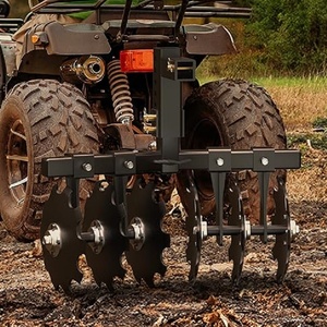 Cultivateur ATV, herse à disques, motoculteur rotatif monté sur remorque, accessoire de travail du sol pour l'agriculture et le jardinage - Product Image 1
