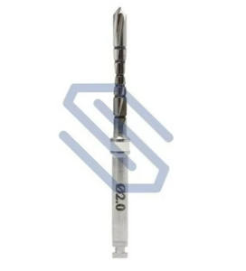 Taladros rectos de 2,0mm para cirugía de implantes dentales Irrigación externa manual Implantología de acero inoxidable Vida útil más larga - Product Image 1