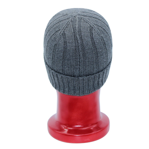 Gorro de Lana 100% al Mejor Precio, Nuevo Modelo de Invierno, Gorro Jacquard de Moda, Gorros de Lana Reversibles Personalizados de Alta Calidad - Product Image 4