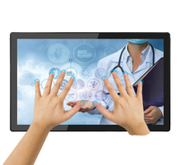 Nuevo Monitor Industrial TFT LCD de Marco Abierto con Pantalla Táctil Capacitiva de 15.6/21.5 Pulgadas, IP65 Impermeable, ODM/OEM, Serial, DC, USB/DVI, Metálico