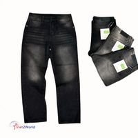 Üst Düzey Erkek Kadın Denim Kot Pantolon Orta Boy İş Harem Pantolonu Şık Günlük Resmi Stiller Spandeks/Pamuk Vietnam ODM