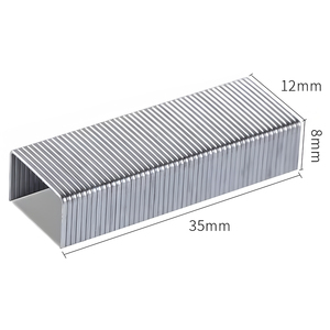 Confezione da 500 Graffette in Acciaio da 8mm per Ufficio e Cancelleria Scolastica - Product Image 2