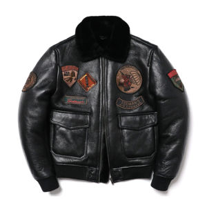 Chaqueta de moda de cuero de alta calidad, de cuero Pu chaqueta de moto, chaquetas de motorista de cuero de estilo más Popular - Product Image 4