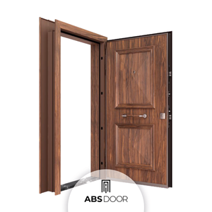 ABSDOOR DOME Premium lujo Interior acero puerta de madera alta seguridad aislamiento acústico construido duradero para apartamento y entrada de hotel - Product Image 2