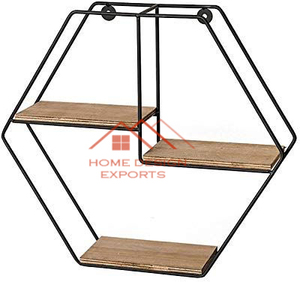 Top Treading Large Round Iron Floating <b>Wall</b> <b>Shelf</b> with Gold Plated Finished for <b>Bathroom</b> Living Room Interior Decoration. - Product Image 5