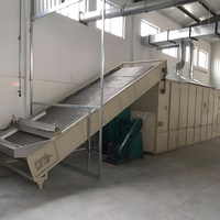 Industriële groente- en fruitdroogmachine van roestvrij staal voor voedselverwerking