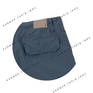 Pantalons de travail personnalisés 100% coton pour hommes, printemps-automne, shorts décontractés fins, techniques brodées, taille élastique, fabricant direct - Product Image 5