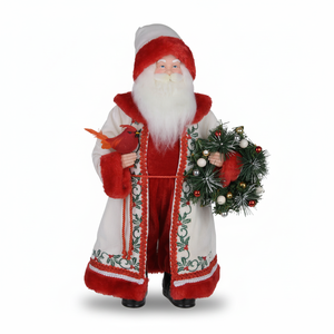 <span class=keywords><strong>Babbo</strong></span> Natale Personalizado de Fábrica, 90 cm, Mascotas de Alta Gama, Decoración Navideña de Terciopelo Borgoña - Product Image 3