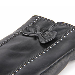 Guantes de Invierno para Mujer, Estilo Básico, Piel de Oveja, Puños con Volantes, Material de PU, Pantalla Táctil, Aptos para Conducir, Deportes, Esquí, Uso Diario - Product Image 3