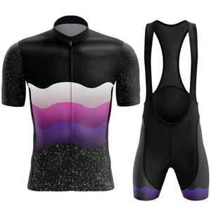 Manches longues matériau respirant maillot de cyclisme vêtements de sport 100% Polyester vêtements de cyclisme uniformes ensembles de cyclisme - Product Image 2