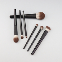 10 Buah Set Kuas Makeup dengan Tabung Bunga Es Berlapis Elektro, Bulu Sintetis Lembut, Pegangan Plastik untuk Riasan Wajah, Mata, dan Bibir yang Presisi