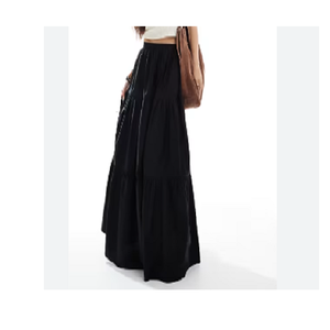 Faldas de algodón étnicas multicolores para damas Faldas largas de Diseño Artesanal hecho a mano para mujeres - Product Image 2