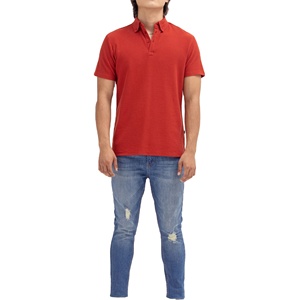 Camiseta Oversize Deportiva para Hombre, Polo Transpirable OEM 2026, Logotipo Personalizado, Alta Calidad, 100% Algodón, Venta al Por Mayor 2026 - Product Image 1