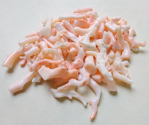 304 Cts Lot Japanese Coral Stick, 14 piezas, White Coral Pulido Pink Stick , Japanese Coral Loose Gemstone - Product Image 2