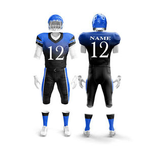 Best Quality Genuine Polyester American <b>Football</b> <b>Sets</b> Wholesale Quick Dry Moisture Wicking Uniforms for Adults Breathable - Product Image 3