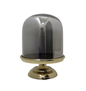 ที่วางเค้กทำจากอลูมิเนียมสีดำและแก้วสีธรรมชาติสไตล์โมเดิร์นสำหรับตกแต่งห้องครัวในบ้านโต๊ะ - Product Image 5