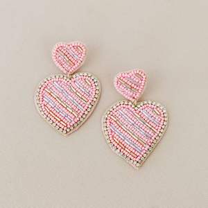 Fabricant de boucles d'oreilles brodées perlées OEM - Product Image 1