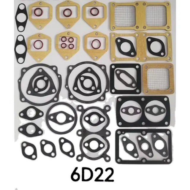 اسطوانة رئيس طوقا إصلاح أجزاء 6D1 6 مجموعة منع تسريب زيت كاملة 6D16T الاسطوانة طوقا ME071286 6D22T 6D24T ME051132