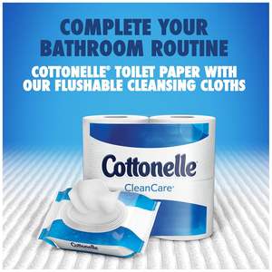 Cottonelle Ultra ComfortCare Soft Toilet Paper with <b>Cushion</b> Cleaning Ripples, Family Mega Rolls, 325 Sheets Per Roll, 18 Counts - Product Image 2