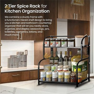 Unique Designer <b>Large</b> Size Kitchen Decor <b>Spices</b> Storage <b>Rack</b> and Shelving Good Quality Home and Kitchen Gadgets Tool <b>Spice</b> <b>Rack</b> - Product Image 4