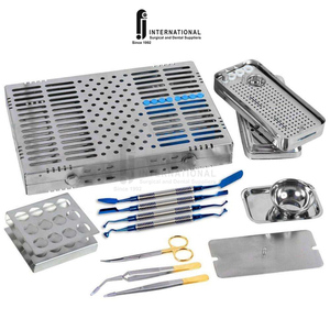 Juego de cajas PRF de 13 Uds., sistema GRF de acero inoxidable, reutilizable, manual completo, juego de instrumentos quirúrgicos dentales, fibrina rica en plaquetas - Product Image 1