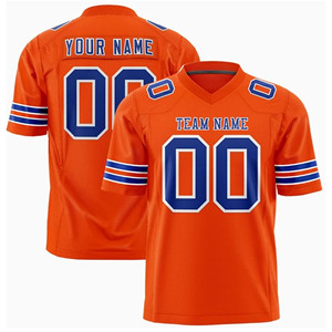 ชุดยูนิฟอร์มรักบี้ขายส่งแบบ High Street พร้อมปักชื่อและหมายเลข พิมพ์ลายแบบกำหนดเอง ผ้าถักแบบ Retro ระบายอากาศได้ดี สำหรับผู้ชาย - Product Image 2