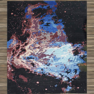 พรมผ้าไหมสไตล์เปอร์เซียที่เรียบง่ายปรับแต่งได้พรมขนสัตว์ถักมือสำหรับตกแต่งบ้านห้องนั่งเล่นสำนักงาน - Product Image 3